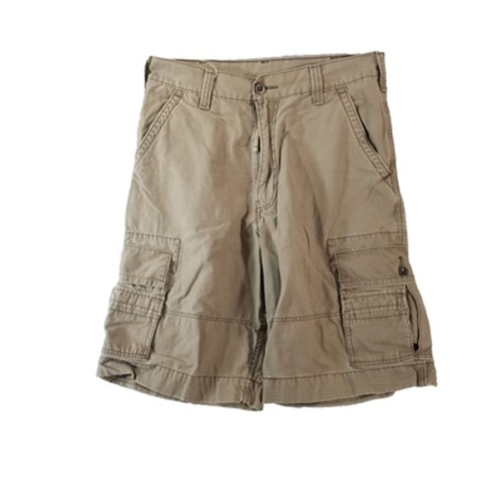 Levi's cargo shorts men's 31x11 brown heavy cotton outdoor Urban long hiking